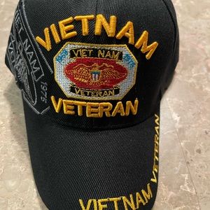 Vietnam Veteran Cap Black